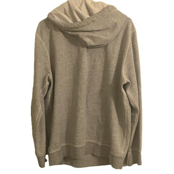 American Eagle Outfitters Men's LT Grey Hoodie Sweatshirt Eagle Logo Athletic, L - Picture 4 of 4
